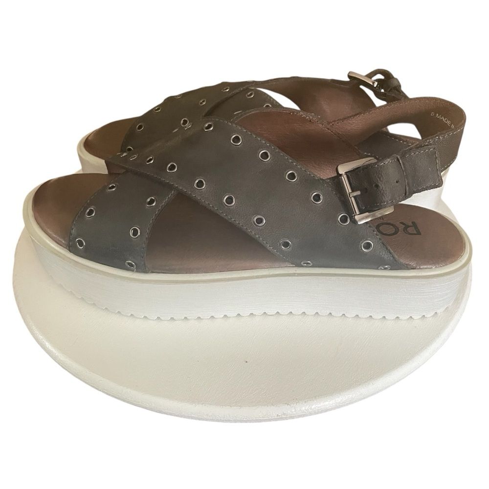 Roan By Bed|Stu Women’s Platform Sandal Women's Size 8 Hali Studded Leather Punk — image 7 of 8